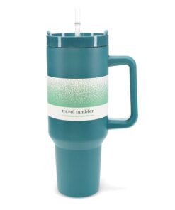 Rex didelės talpos termo puodelis su rankena – Petrol Blue, 1,2 l