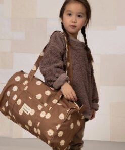 Studio Bohème Paris vaikiškas kelionių krepšys „Mocha Dog“