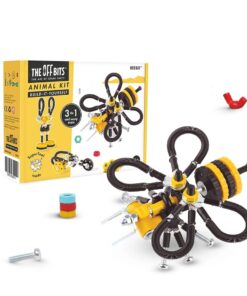 The OffBits Beebit – kūrybinis vabzdžių konstruktorius vaikams (DIY, STEM, 6+)