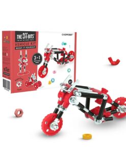 The OffBits Chopperbit – kūrybinis motociklo konstruktorius vaikams (DIY, STEM, 6+)