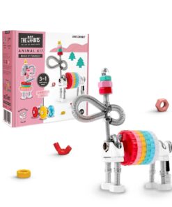 The OffBits Unicornbit – kūrybinis vienaragio konstruktorius vaikams (DIY, STEM, 6+)