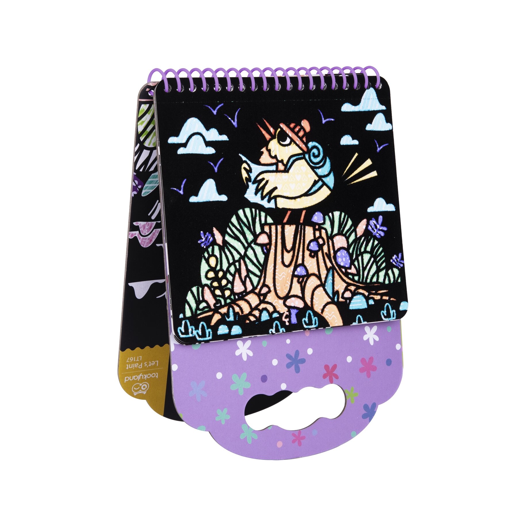 Tookyland aksominė spalvinimo knygelė su flomasteriais „Gyvūnai“ (LT167) 5 Tookyland aksominė spalvinimo knygelė su flomasteriais „Gyvūnai“ (LT167) - Image 3