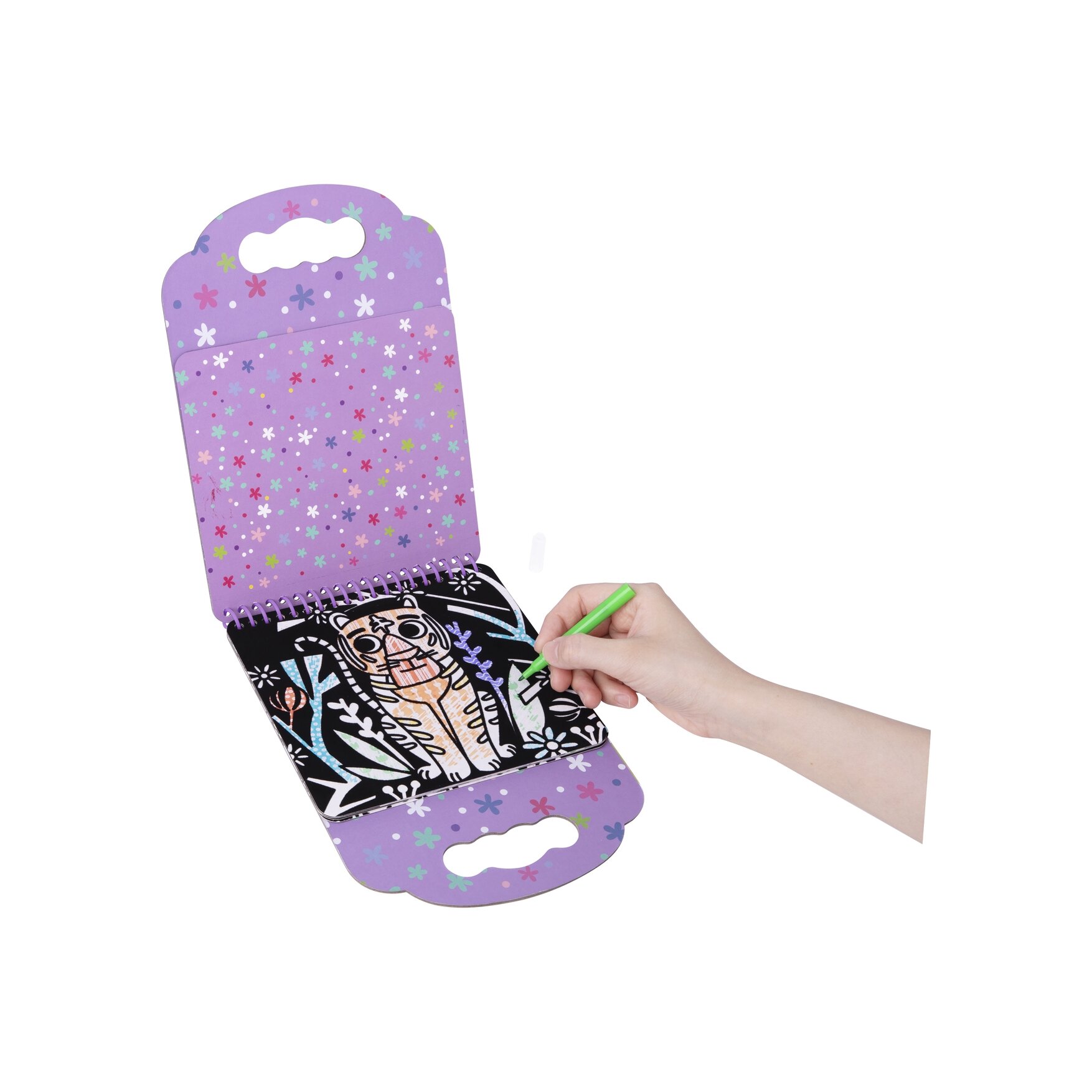 Tookyland aksominė spalvinimo knygelė su flomasteriais „Gyvūnai“ (LT167) 8 Tookyland aksominė spalvinimo knygelė su flomasteriais „Gyvūnai“ (LT167) - Image 6