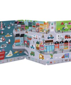 Alternative view of Tookyland daugkartinio naudojimo silikoninių lipdukų knyga „Judrus miestas“ (LT325)