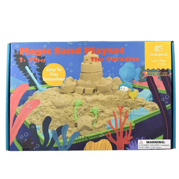 Tookyland kinetinio smėlio rinkinys „Rojus“ (LT212)