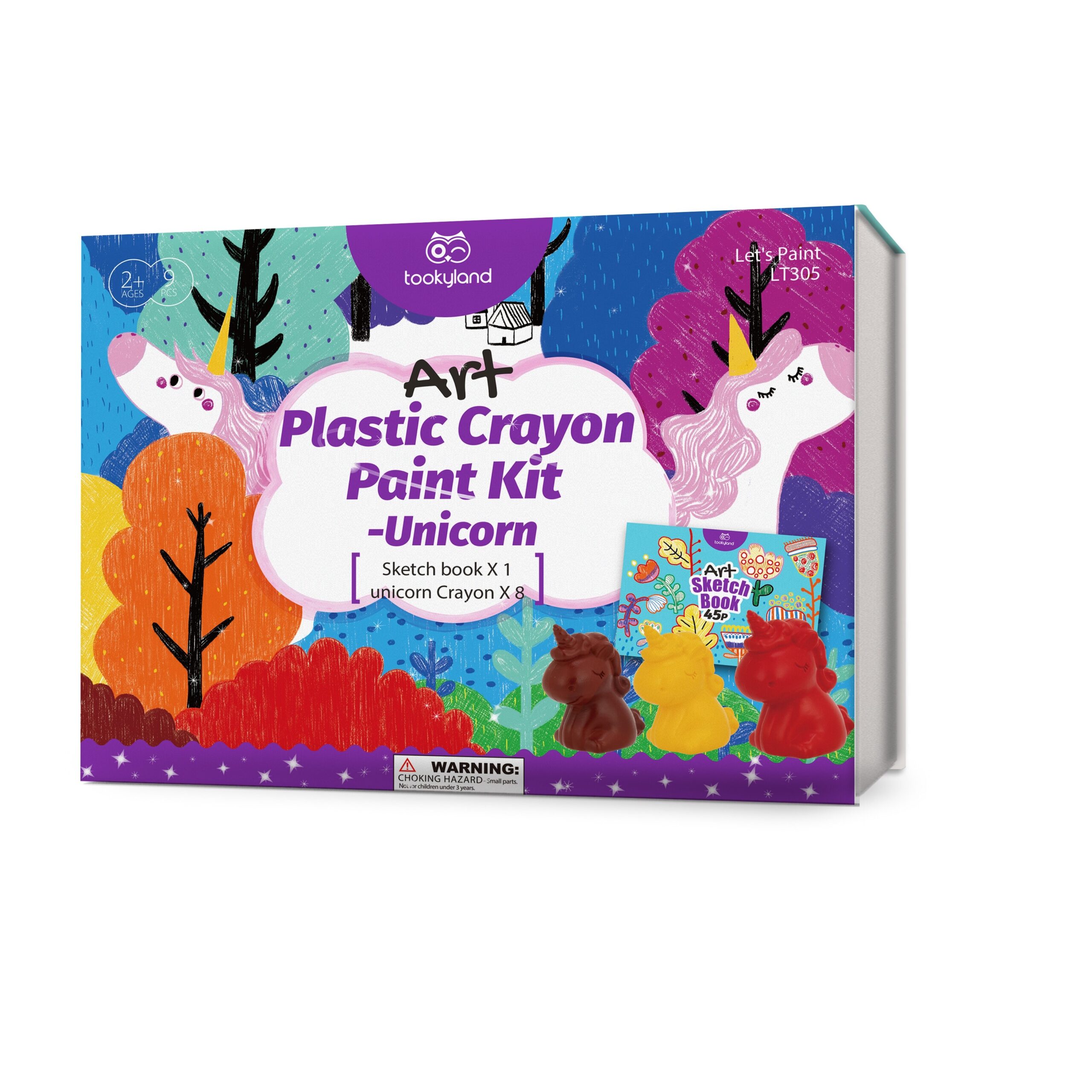 Tookyland kūrybinis vaškinių kreidelių rinkinys „Vienaragiai“ su spalvinimo knygele (LT305) 7 Tookyland kūrybinis vaškinių kreidelių rinkinys „Vienaragiai“ su spalvinimo knygele (LT305) - Image 5