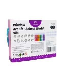 Alternative view of Tookyland langų piešimo rinkinys „Gyvūnų pasaulis“ (LT123D)