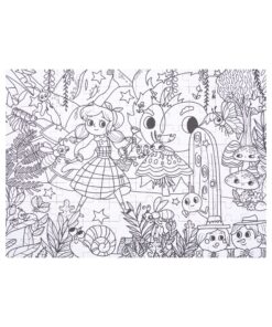 Alternative view of Tookyland spalvinama dėlionė „Paslaptingas sodas“ (LT122)