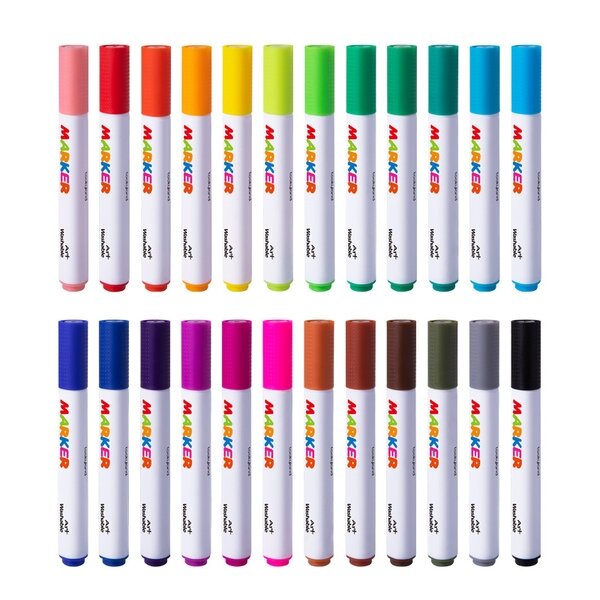 Tookyland ypač lengvai nuplaunamų markerių rinkinys – 24 spalvų (LT557) 4 Tookyland ypač lengvai nuplaunamų markerių rinkinys – 24 spalvų (LT557) - Image 2