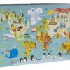 edukaciniai zaislai. Lavinamieji zaislai. Apli Kids . Apli Kids XL dėlionė PASAULIO ŽEMĖLAPIS