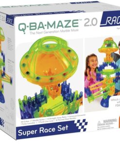 edukaciniai zaislai. Lavinamieji zaislai. Mindware . Q-BA-MAZE 2.0: Super race labirintų konstruktorius
