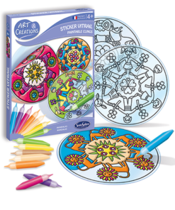 edukaciniai zaislai. Lavinamieji zaislai. SentoSphere . Vitražų rinkinys - Mandalos