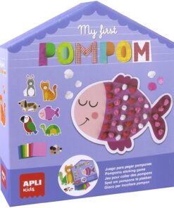 edukaciniai zaislai. Lavinamieji zaislai. Apli Kids . Kūrybinis rinkinys „Mano pirmasis pomponų menas”