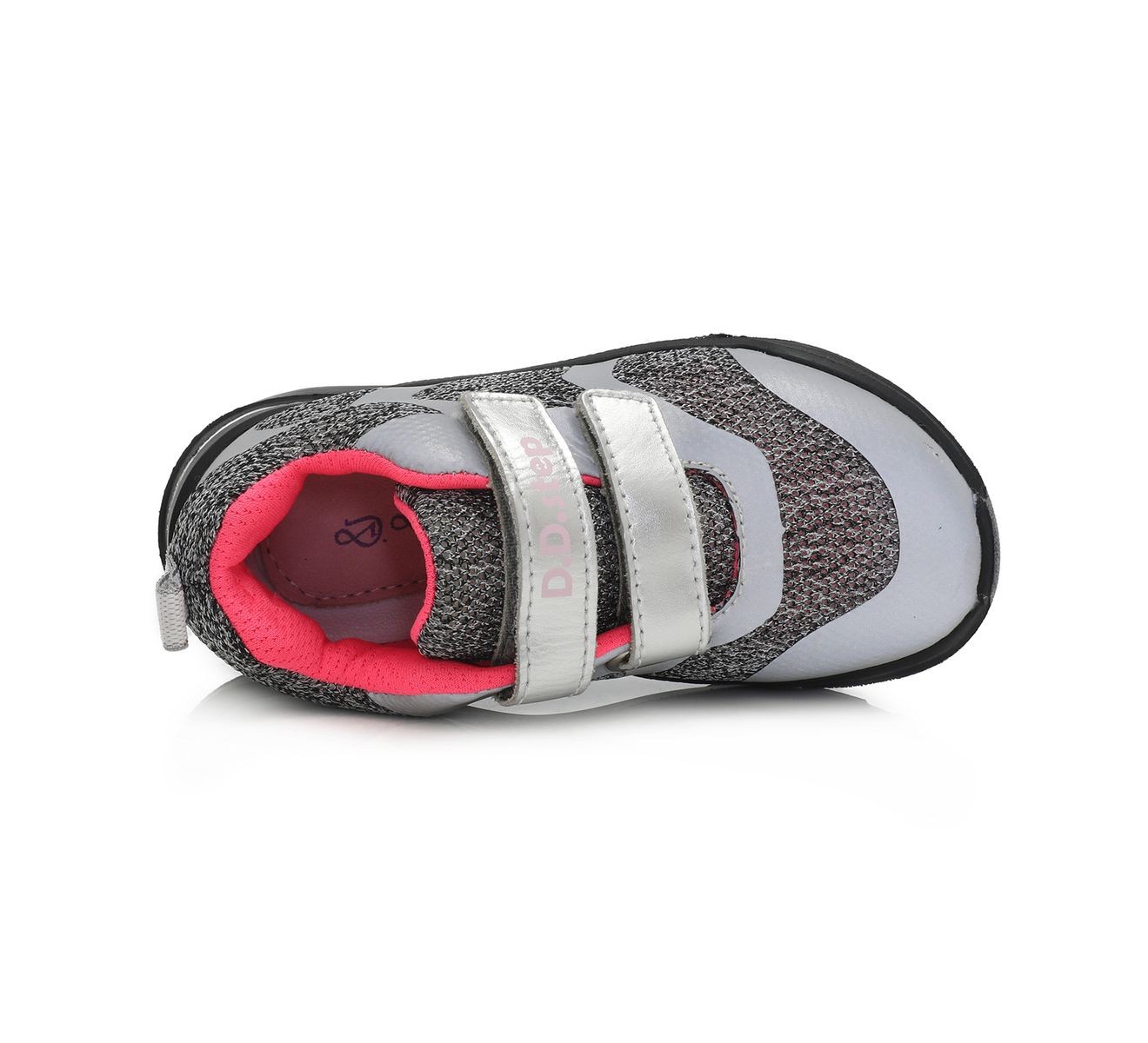 Pilki sportiniai batai 24-29 d. F61781BM. D.D.Step (Vengrija). Batai vaikams 5 batukai vaikams D.D.Step (Vengrija) Pilki sportiniai batai 24-29 d. F61781BM