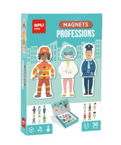edukaciniai zaislai. Lavinamieji zaislai. Apli Kids . Magnetinis žaidimas „Profesijos”