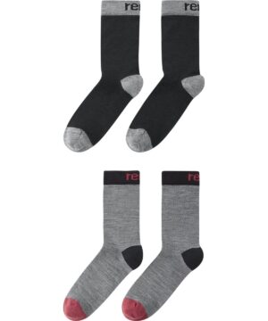 REIMA Parit juodos vaikiškos kojinės 2 poros 2 Accessories