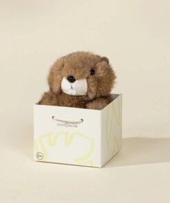 Coco Village švelnus mini bebriukas dovanų maišelyje