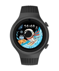 Išmanusis laikrodis vaikams LAGENIO K5 – angliškas meniu, GPS sekimas, juodas + dovana mėlyna apyrankė