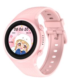 Išmanusis laikrodis vaikams LAGENIO K5 – angliškas meniu, GPS sekimas, rožinis + dovana žalia apyrankė