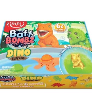 kolekciniu vonios bombu rinkinys dinozauru staigmena 6 vnt 600 g 1