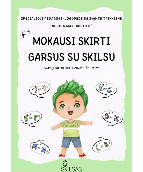 Lavinamoji knyga „Mokausi skirti garsus su Skilsu“
