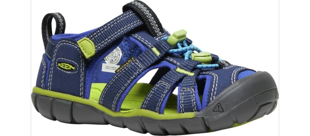 Sandalai vaikams vasarai 2026 - Keen, Teva ir Crocs palyginimas