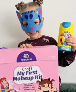 Tookyland kūrybinis makiažo rinkinys su 4 kaukėmis, 56 tatuiruotėmis, 500 nagų lipdukų ir 12 išplaunamų kreidelių (LT301)