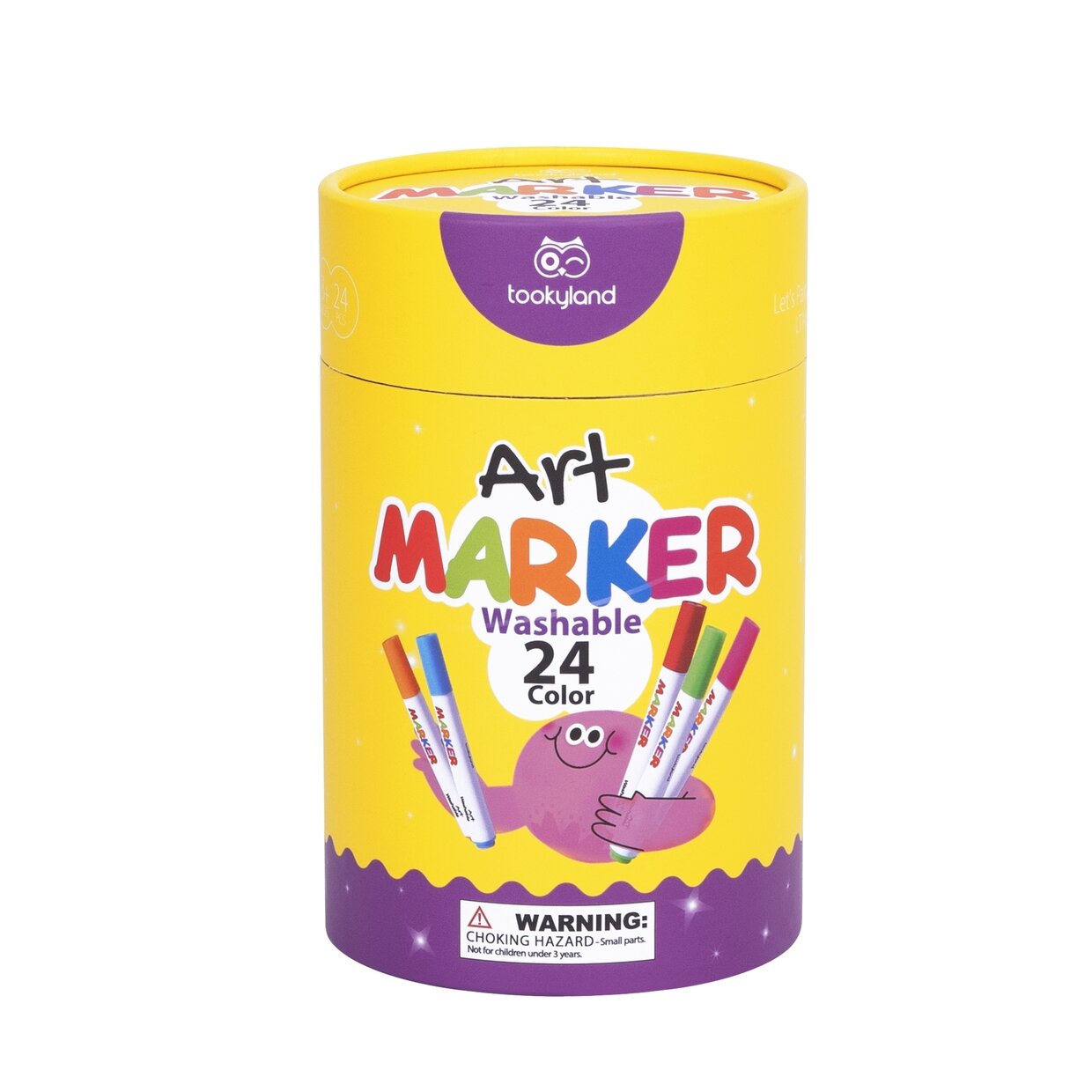 Tookyland kūrybinis piešimo rinkinys su 24 markeriais, 24 išplaunamomis kreidelėmis ir 6 m spalvinimo rulonu (LT302) 8 Tookyland kūrybinis piešimo rinkinys su 24 markeriais, 24 išplaunamomis kreidelėmis ir 6 m spalvinimo rulonu (LT302) - Image 6