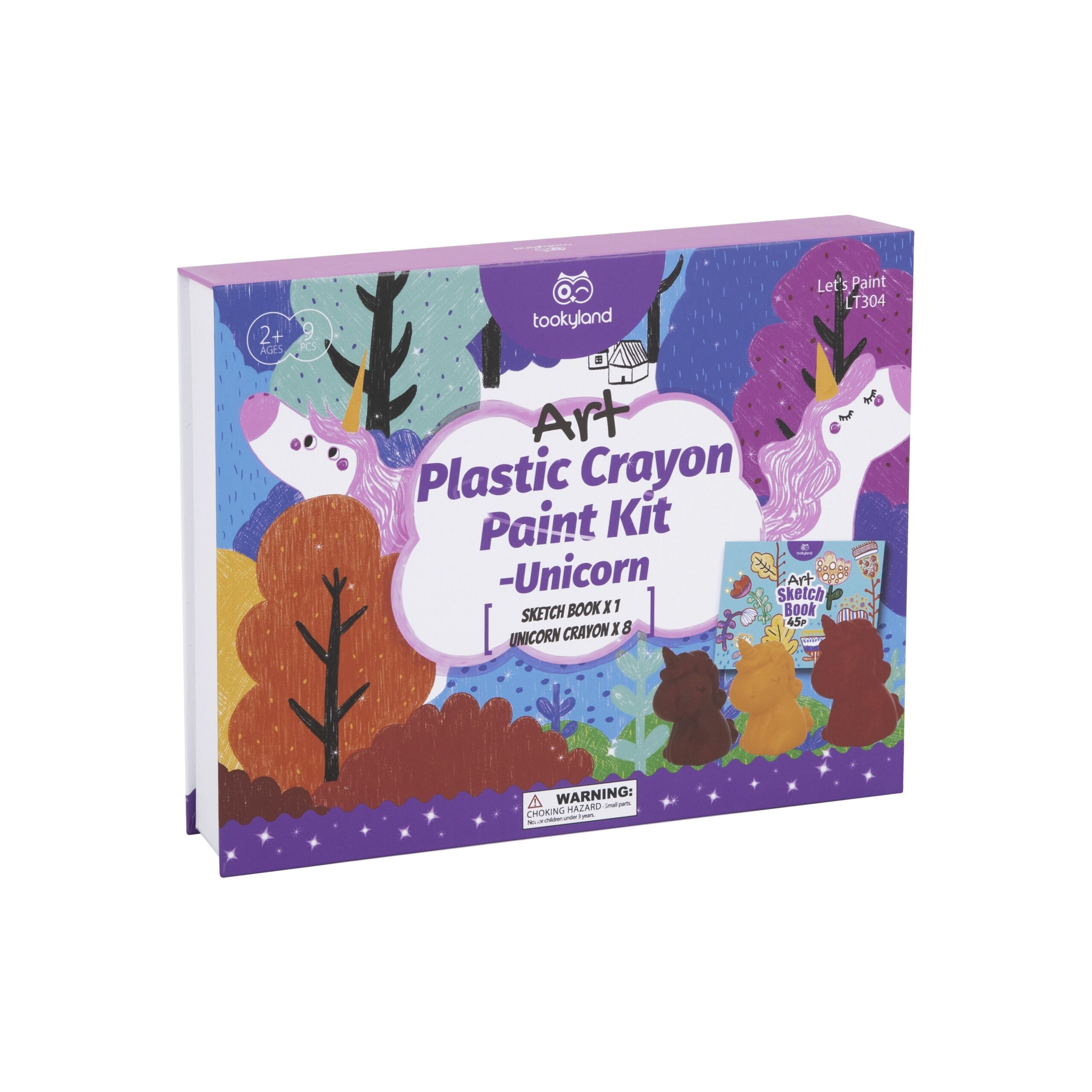 Tookyland kūrybinis 8 vaškinių kreidelių rinkinys „Vienaragiai“ su spalvinimo knygele (LT305) 5 Tookyland kūrybinis 8 vaškinių kreidelių rinkinys „Vienaragiai“ su spalvinimo knygele (LT305) - Image 3