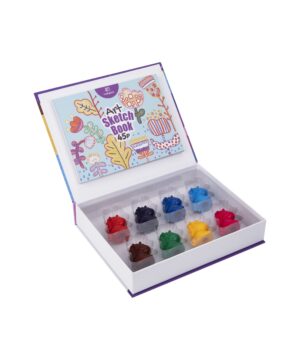 Tookyland kūrybinis 8 vaškinių kreidelių rinkinys „Vienaragiai“ su spalvinimo knygele (LT305) 1 tookyland kurybinis vaskiniu kreideliu rinkinys vienaragiai su piesimo knygele lt305 2 1 scaled