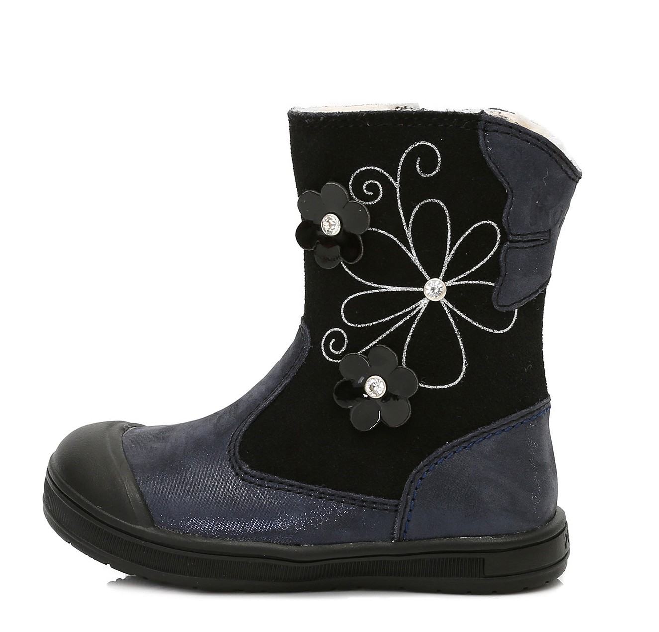 Ponte20 Juodi batai su pašiltinimu 22-27 d. DA031344. Batai vaikams 3 Ponte20 Juodi batai su pašiltinimu 22-27 d. DA031344. Batai vaikams. Tvirtas užkulnis