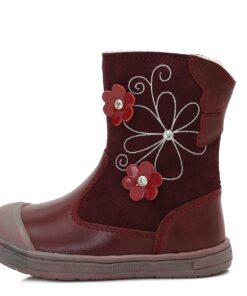 Ponte20 Bordiniai batai su pašiltinimu  22-27 d. DA031344A. Batai vaikams. Tvirtas užkulnis