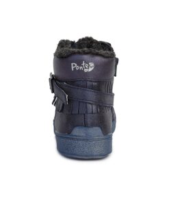 Ponte20 Mėlyni batai su pašiltinimu 28-33 d. DA061432A. Batai vaikams. Tvirtas užkulnis