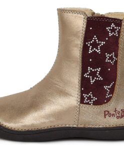 Ponte20 Kreminiai batai su pašiltinimu 30-35 d. DA031715AL. Batai vaikams. Tvirtas užkulnis