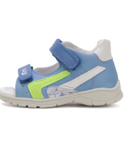 Ponte20 Šviesiai mėlynos basutės 22-27 d. DA05-5-1733. Batai vaikams. Tvirtas užkulnis