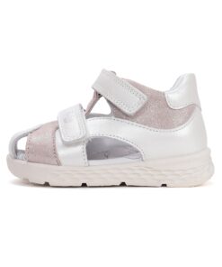 Ponte20 Sidabrinės basutės 22-27 d. DA05-6-1808C. Batai vaikams. Tvirtas užkulnis