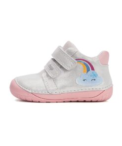batukai vaikams D.D.Step (Vengrija)  Barefoot sidabriniai batai 20-25 d. S070-61244B