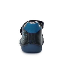 batukai vaikams D.D.Step (Vengrija)  Barefoot tamsiai mėlyni batai 20-25 d. S073-328A