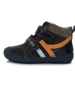 batukai vaikams D.D.Step (Vengrija)  Barefoot tamsiai mėlyni batai 31-36 d. A063-316L