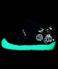 batukai vaikams D.D.Step (Vengrija)  Barefoot tamsiai mėlyni batai 31-36 d. A063-42719L