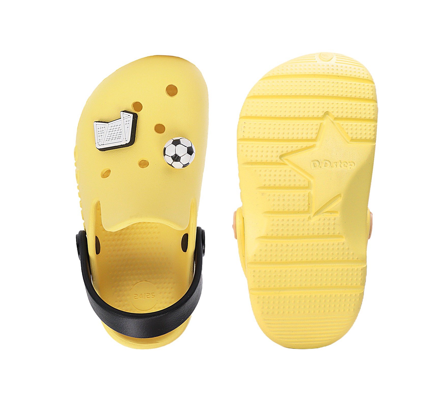 D.D.Step geltonos klumpės 22-33 d. J109-61661A. D.D.Step (Vengrija). Batai vaikams 5 batukai vaikams D.D.Step (Vengrija) D.D.Step geltonos klumpės 22-33 d. J109-61661A