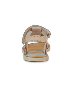 batukai vaikams D.D.Step (Vengrija)  Kreminės barefoot basutės 26-31 d. G076-323M