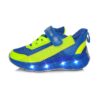 Mėlyni sportiniai LED batai 24-29 d. F61297AM. D.D.Step (Vengrija). Batai vaikams 2 batukai vaikams D.D.Step (Vengrija) Mėlyni sportiniai LED batai 24-29 d. F61297AM