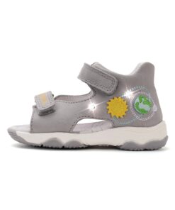 batukai vaikams D.D.Step (Vengrija)  Pilkos LED basutės 21-25 d. G064-61462A