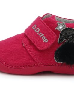 batukai vaikams D.D.Step (Vengrija)  Rožiniai canvas batai 19-24 d. C015235A