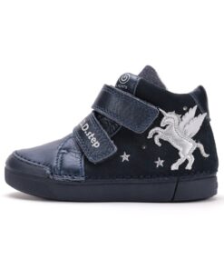 batukai vaikams D.D.Step (Vengrija)  Tamsiai mėlyni LED batai 25-30 d. A068-52459M