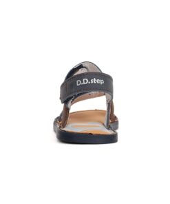 batukai vaikams D.D.Step (Vengrija)  Tamsiai mėlynos barefoot basutės 32-37 d. G076-41539BL