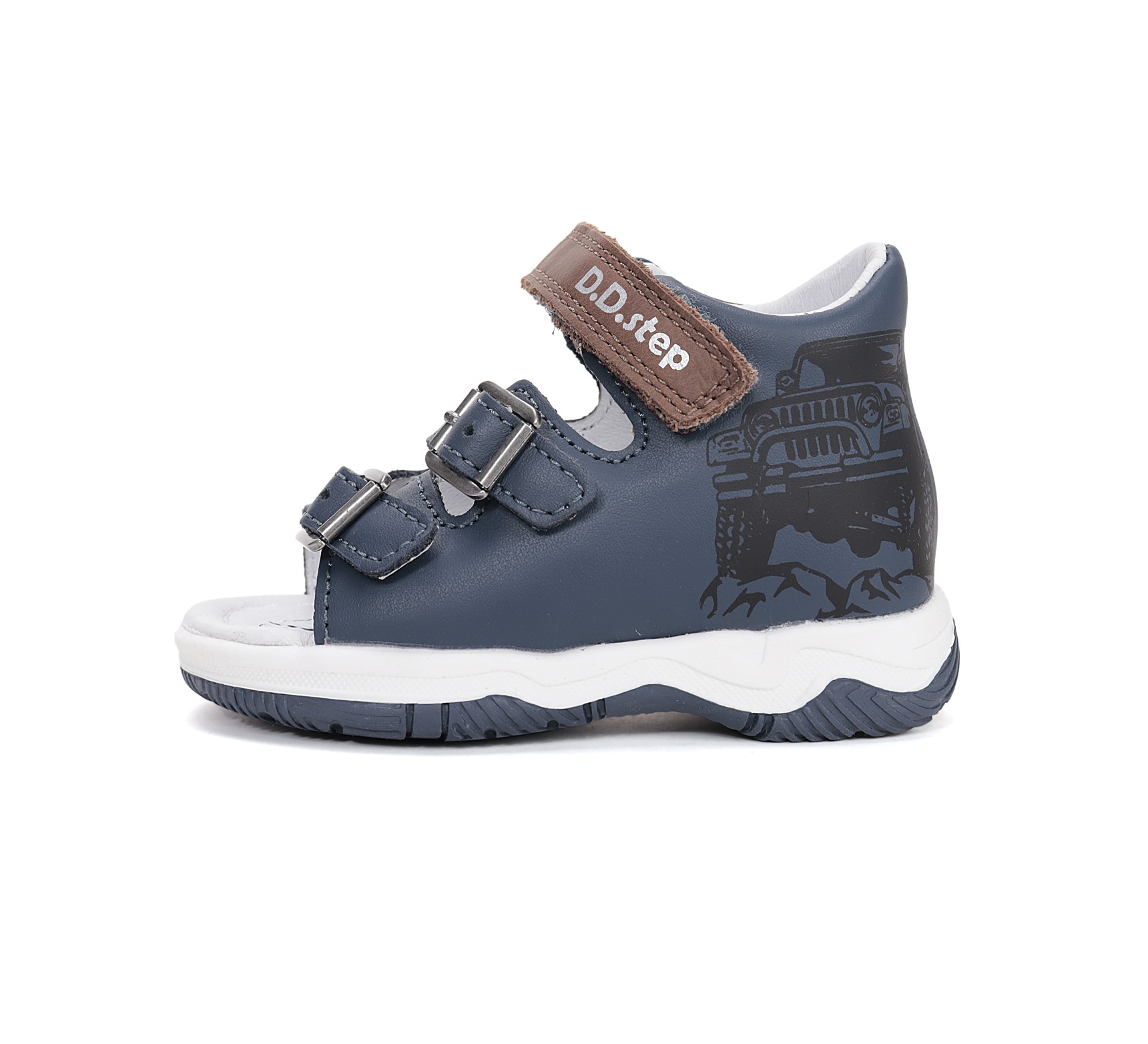 Tamsiai mėlynos basutės 25-30 d. G103-61700AM. D.D.Step (Vengrija). Batai vaikams 3 batukai vaikams D.D.Step (Vengrija) Tamsiai mėlynos basutės 25-30 d. G103-61700AM