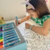 tookyland kurybinis piesimo ir spalvinimo rinkinys su 10 isplaunamu taskiniu markeriu ir 6 m ilgio spalvinimo rulonu lt410 4