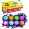 Zimpli Bath Bombs dovanų rinkinys – 8 rankų darbo vonios burbulai 2 zimpli bath bombs dovanu rinkinys 8 ranku darbo vonios burbulai 1